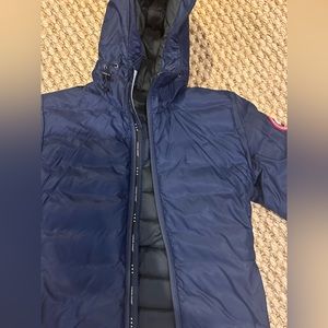 Canada Goose Camp Hoodie Navy Blue Women’s Small